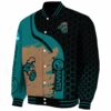 coastal carolina chanticleers hexagonal pattern green black jacket best selling
