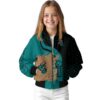 coastal carolina chanticleers hexagonal pattern green black jacket top rated