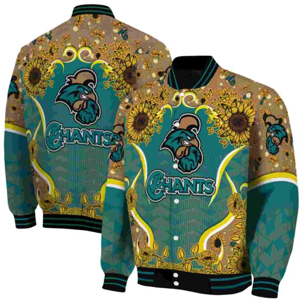 coastal carolina chanticleers sunflower bloom green yellow jacket fashion forward