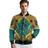 coastal carolina chanticleers sunflower bloom green yellow jacket high quality