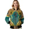 coastal carolina chanticleers sunflower bloom green yellow jacket latest model
