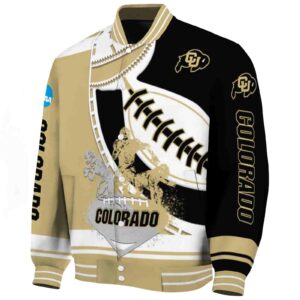 colorado buffaloes baseball stitching black white jacket best selling