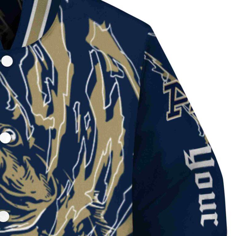 custom akron zips fishing passion blue white jacket premium grade