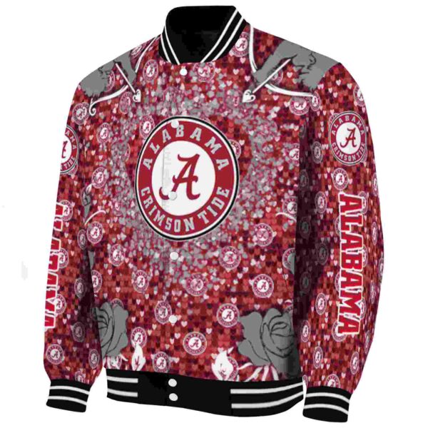 custom alabama crimson tide heart explosion crimson jacket best selling