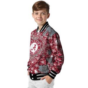 custom alabama crimson tide heart explosion crimson jacket trendy