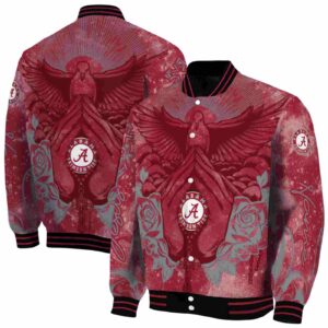custom alabama crimson tide praying hands crimson jacket fashion forward