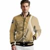 custom anaheim ducks wave patterns gold jacket high quality
