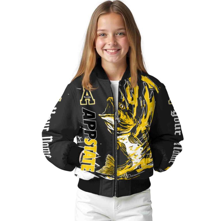 custom appalachian state mountaineers fishing passion black white jacket top rated