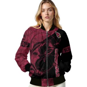 custom arizona cardinals fishing rod black jacket latest model
