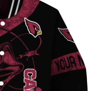custom arizona cardinals fishing rod black jacket premium grade