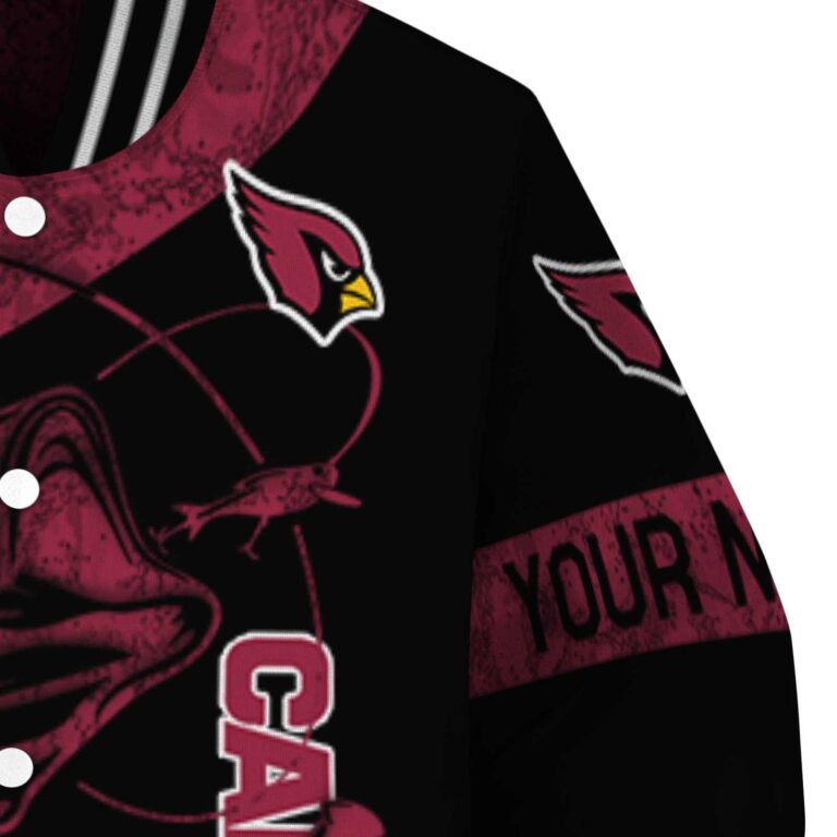 custom arizona cardinals fishing rod black jacket premium grade