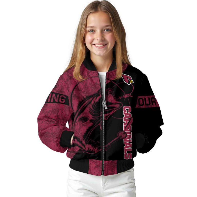 custom arizona cardinals fishing rod black jacket top rated