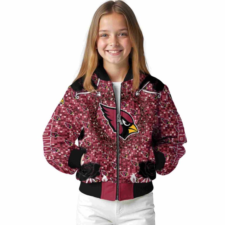 custom arizona cardinals heart explosion red jacket top rated