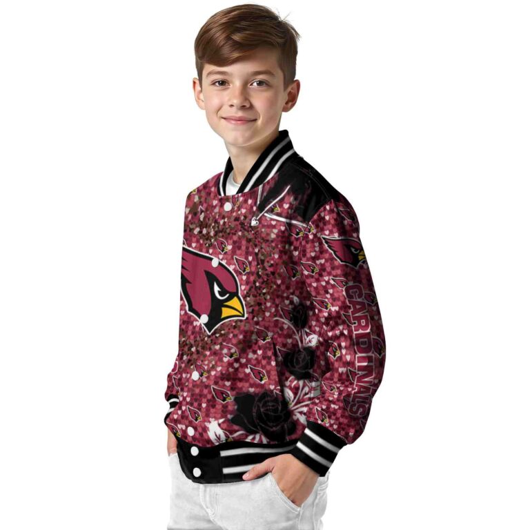custom arizona cardinals heart explosion red jacket trendy