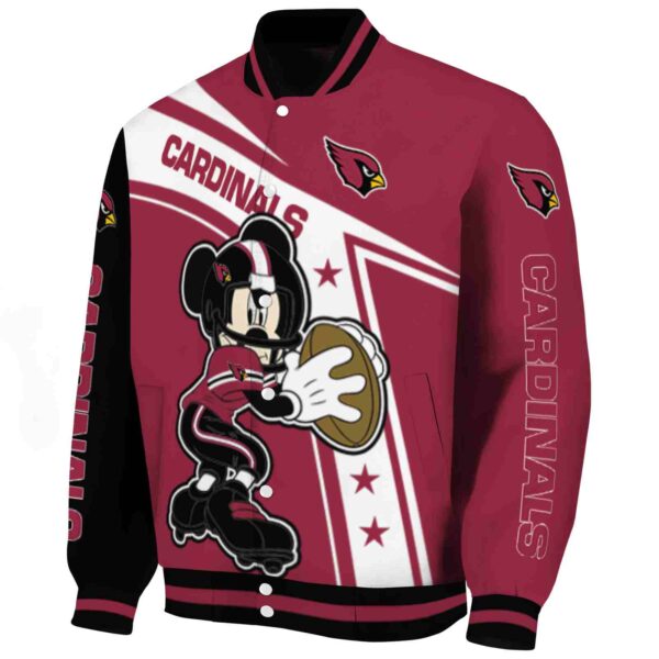 custom arizona cardinals mickey football red white jacket best selling