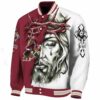 custom arizona coyotes jesus tears red white jacket best selling