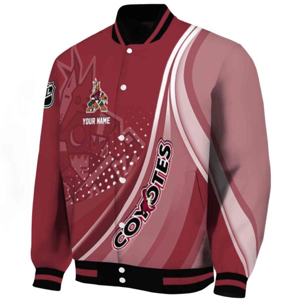 custom arizona coyotes wave patterns red jacket best selling