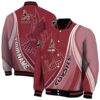 custom arizona coyotes wave patterns red jacket fashion forward