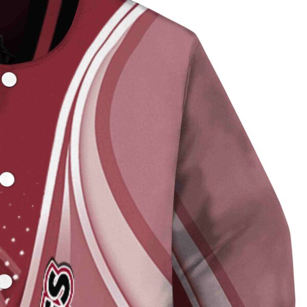 custom arizona coyotes wave patterns red jacket premium grade