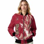 custom arizona diamondbacks fishing passion red white jacket best selling