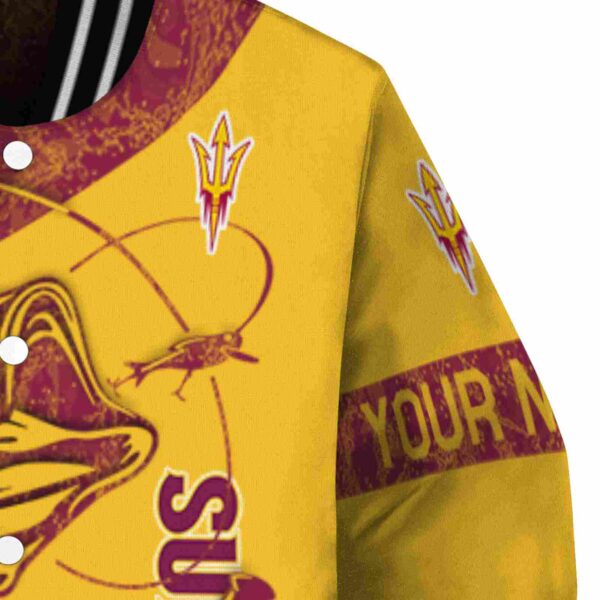 custom arizona state sun devils fishing rod gold jacket premium grade