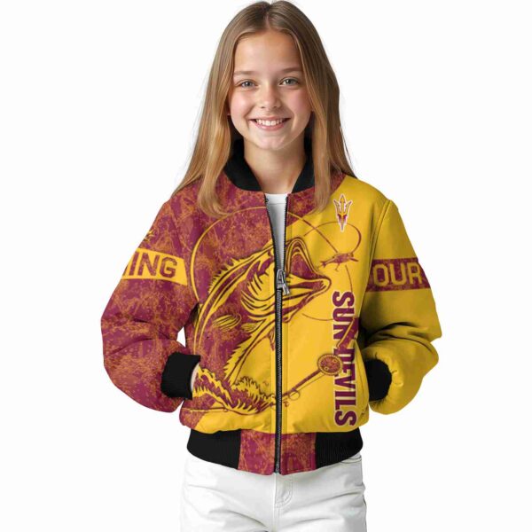 custom arizona state sun devils fishing rod gold jacket top rated