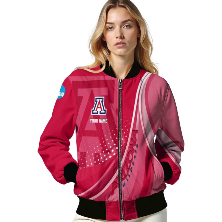 custom arizona wildcats wave patterns red jacket latest model
