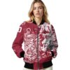 custom arkansas razorbacks fishing art red jacket latest model