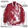 custom arkansas razorbacks fishing passion red white jacket new arrival