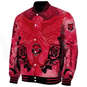 custom arkansas state red wolves praying hands scarlet jacket best selling