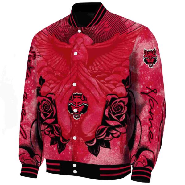 custom arkansas state red wolves praying hands scarlet jacket best selling