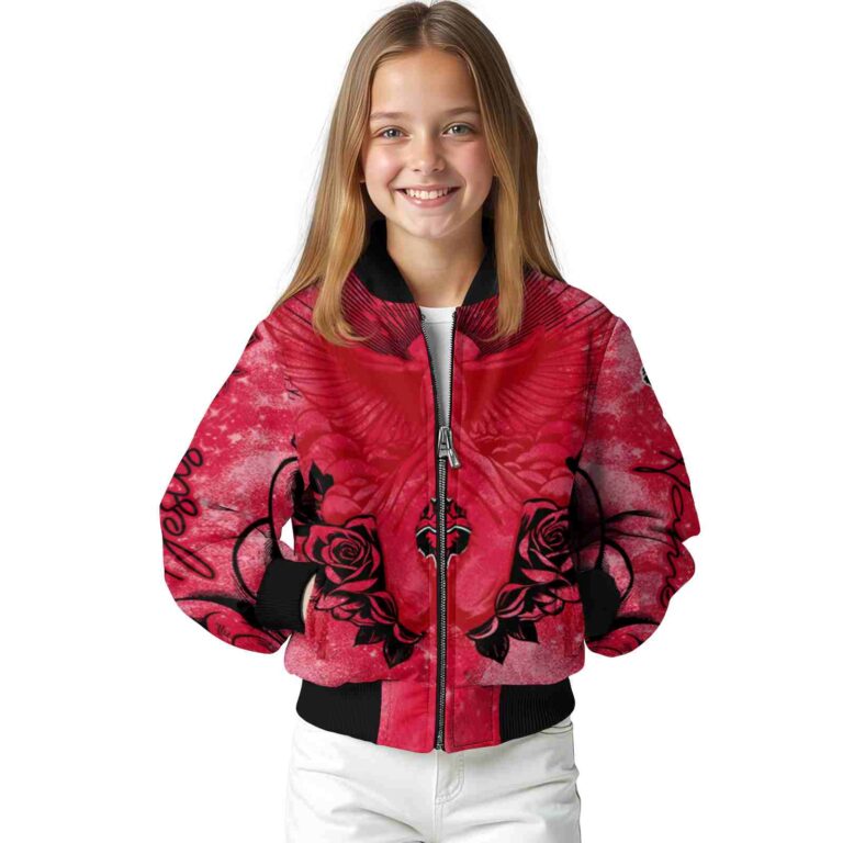 custom arkansas state red wolves praying hands scarlet jacket top rated