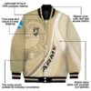 custom army black knights wave patterns gold jacket new arrival