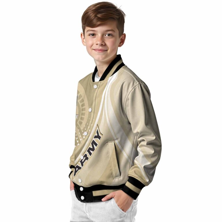 custom army black knights wave patterns gold jacket trendy
