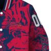 custom atlanta braves fishing art navy jacket premium grade