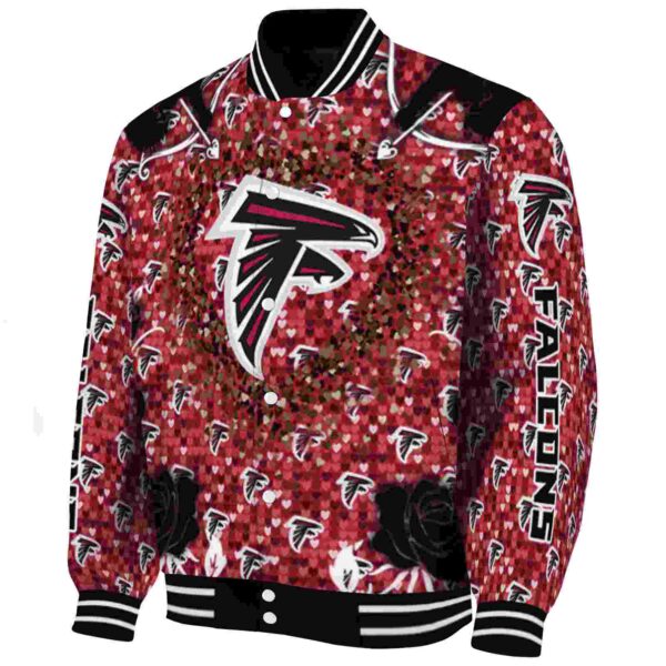 custom atlanta falcons heart explosion red jacket best selling