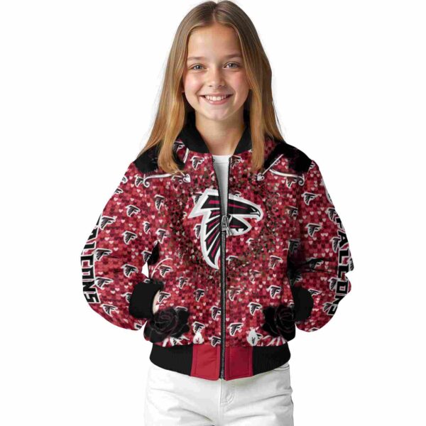 custom atlanta falcons heart explosion red jacket top rated