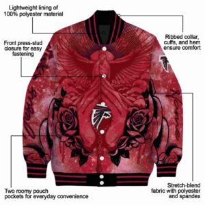 custom atlanta falcons praying hands red jacket new arrival