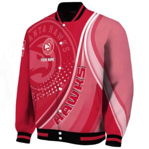 custom atlanta hawks wave patterns red jacket best selling