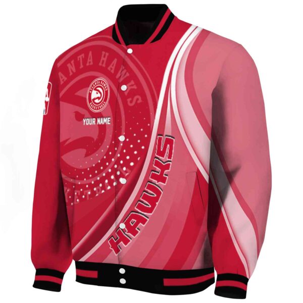 custom atlanta hawks wave patterns red jacket best selling