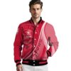 custom atlanta hawks wave patterns red jacket high quality