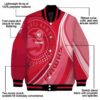 custom atlanta hawks wave patterns red jacket new arrival