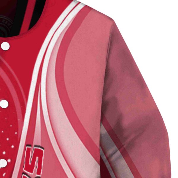 custom atlanta hawks wave patterns red jacket premium grade