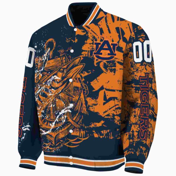 custom auburn tigers fishing art navy blue jacket best selling