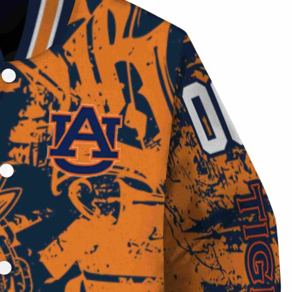 custom auburn tigers fishing art navy blue jacket premium grade