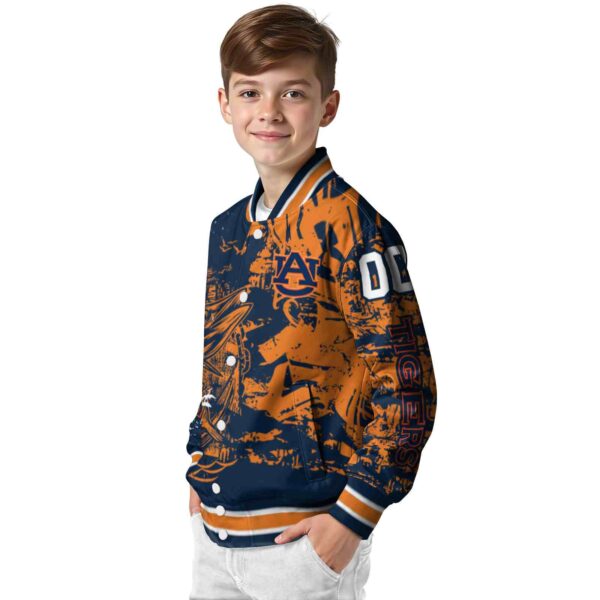 custom auburn tigers fishing art navy blue jacket trendy
