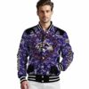 custom baltimore ravens heart explosion purple jacket high quality