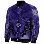 custom baltimore ravens praying hands purple jacket best selling