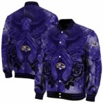 custom baltimore ravens praying hands purple jacket best selling