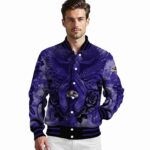 custom baltimore ravens praying hands purple jacket best selling